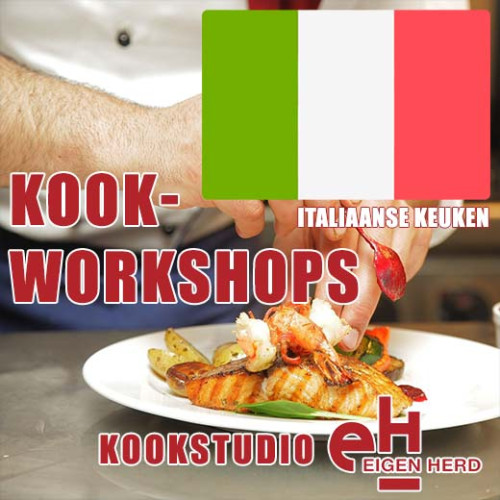 Kookworkshop<br><b>Italiaanse keuken</b><br>dinsdag 21 november 2023